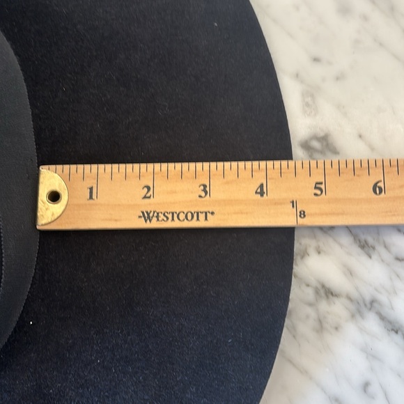 Women's Gladys Tamez Millinery Felt Wide Brim Hat in Black, Size XS - Picture 6 of 6